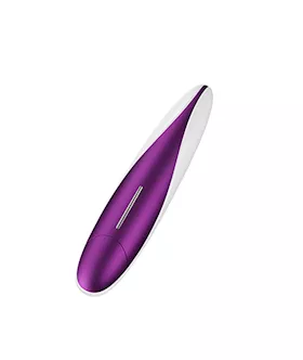 Ovo F11 White Metallic Violet Vibrator