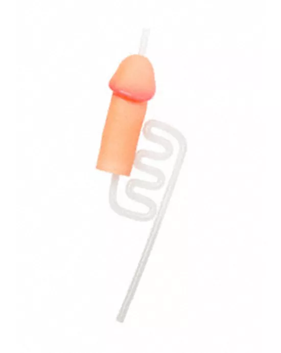 hens night penis straw