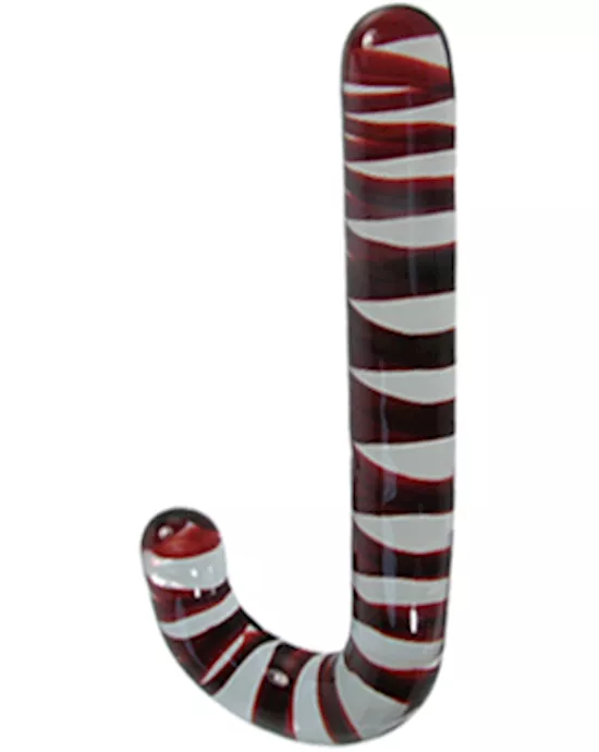 Candy Cane Glass Ram Rod