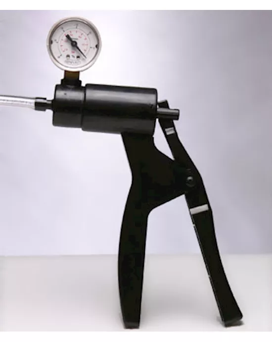 Deluxe Hand Pump with Pressure Gauge