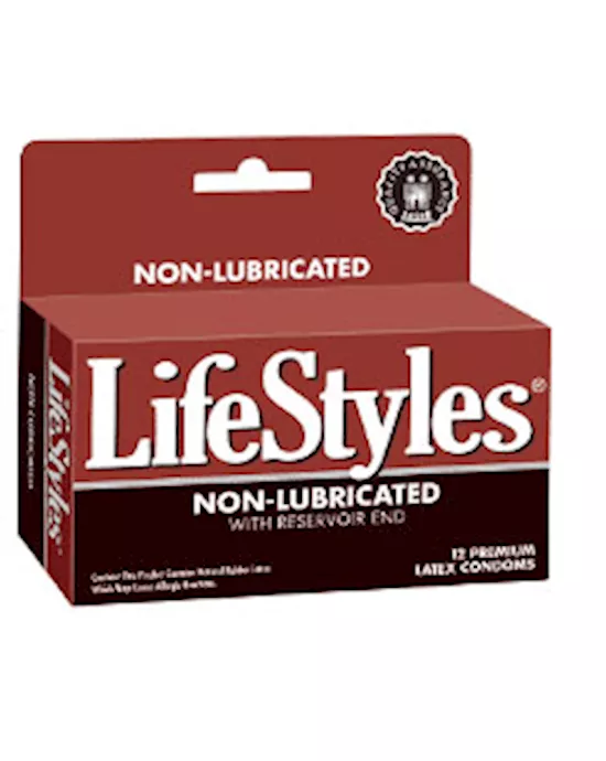 Lifestyles Non Lubricated Condoms 12pk