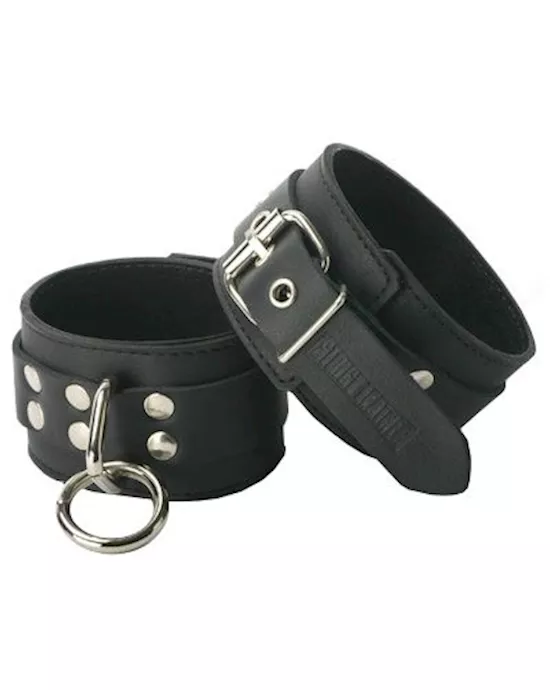 Strict Leather Suede Lined Ankle Cuffs