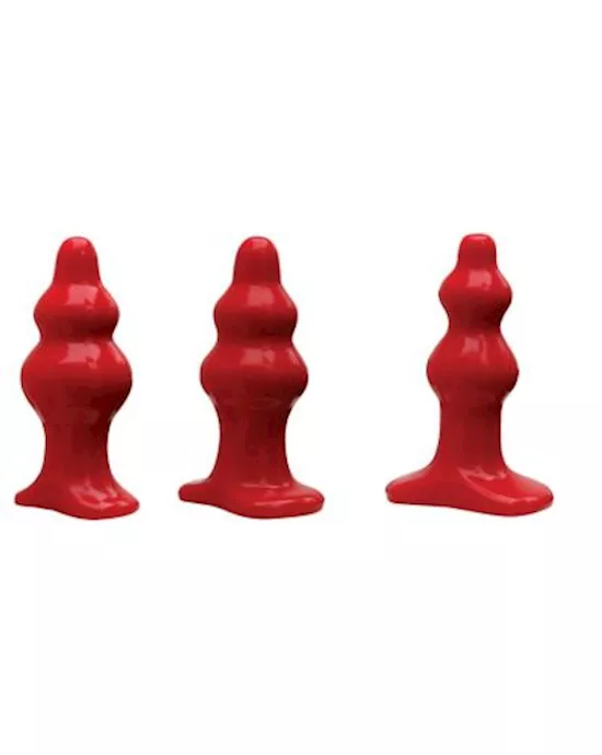 Red Tantus Severin Butt Plug