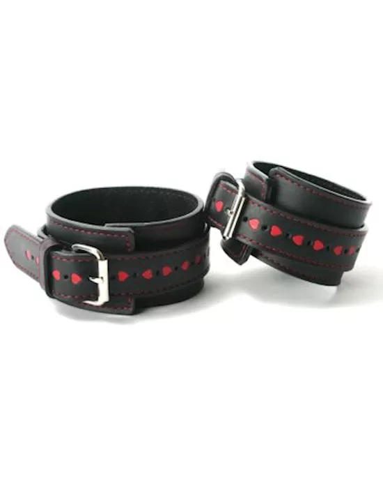 Leather Heart Restraints