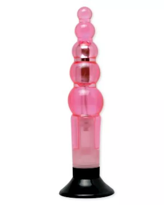 Wallbanger W P Ribbed Anal Plug Pink