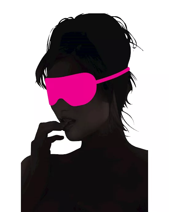 Neon Satin Love Mask