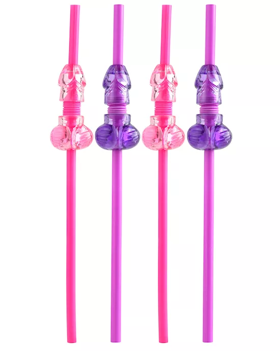 Bachelorette Party Favors Bendable Dicky Straws