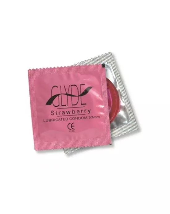 GLYDE Flavoured Ultra Condom  10 pack
