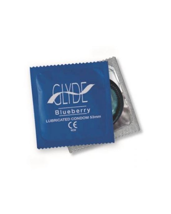 GLYDE Ultra Condoms Blueberry 10 pack