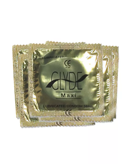 Glyde Maxi Condoms Natural 10 pack