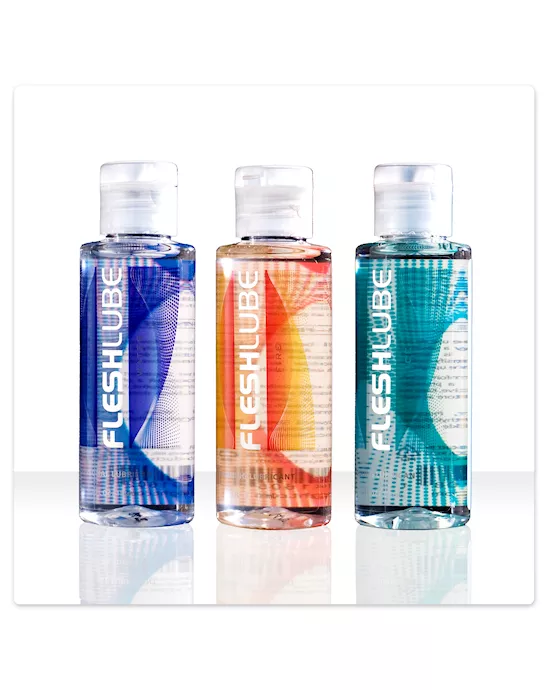 Fleshlube Combo Pack 3 x 4 oz bottles