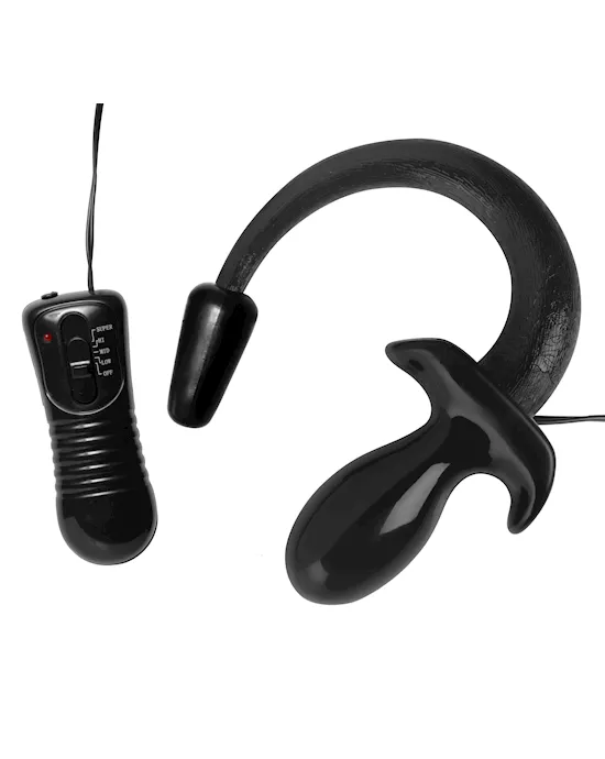 Vibrating Dog Tail Butt Plug