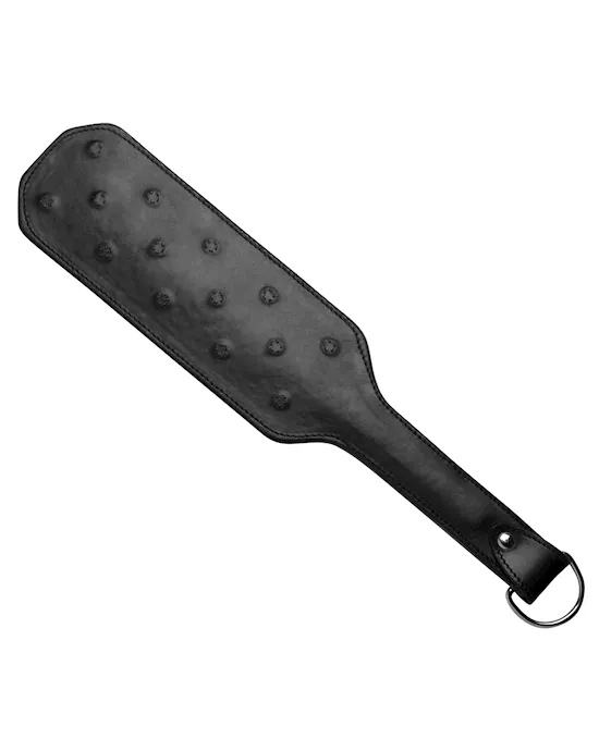 Spiked Leather Fraternity Paddle