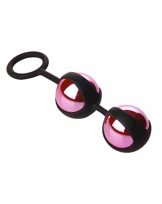 Two In the Pink Shiny Ben Wa Balls