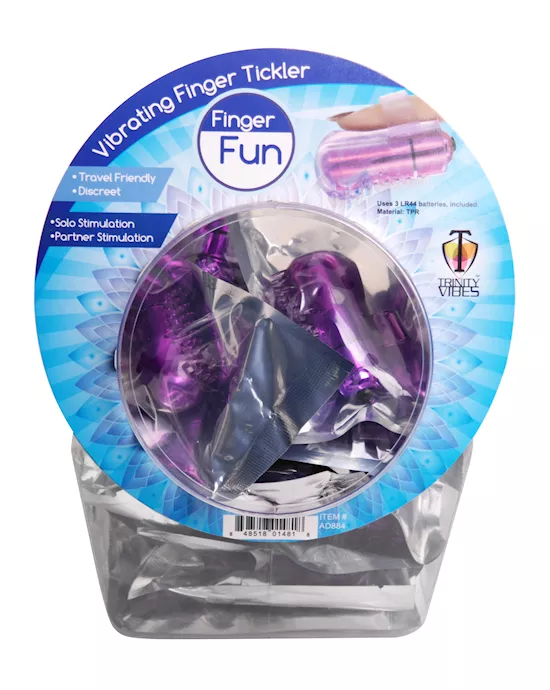 Vibrating Finger Tickler Display Bowl - 30 Units