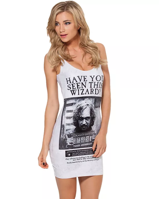 black&white sirius mini dress