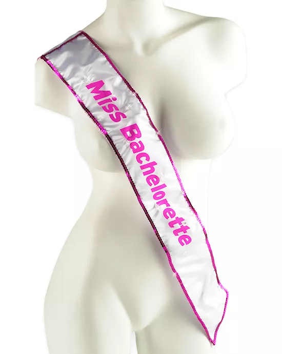 Bachelorette Party Favors "Miss Bachelorette" Flashing Sash