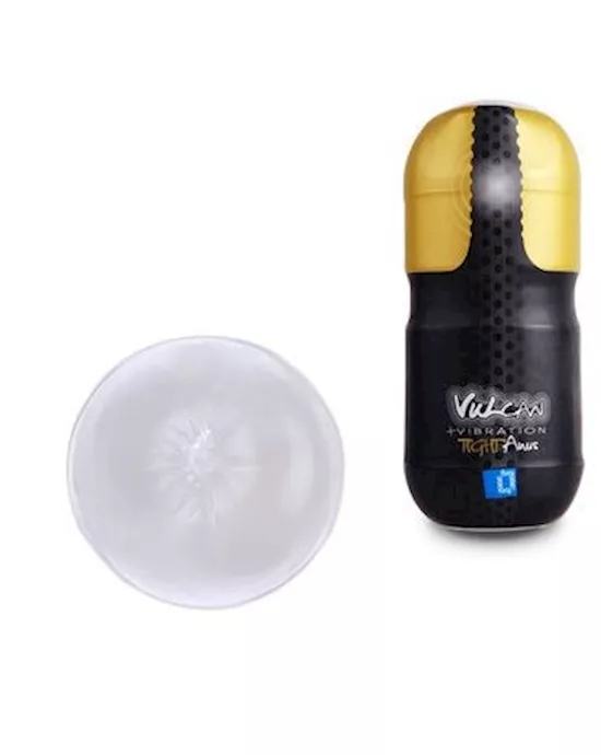 Vibrating Vulcan Tight Anus- Clear