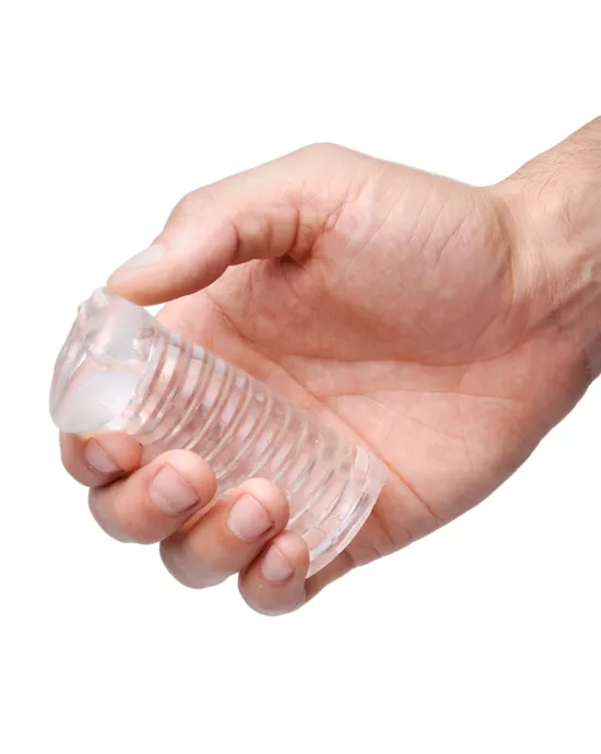 Mini Ribbed Pussy Stroker