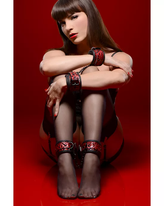 Crimson Tied Wrist and Ankle Bondage Kit