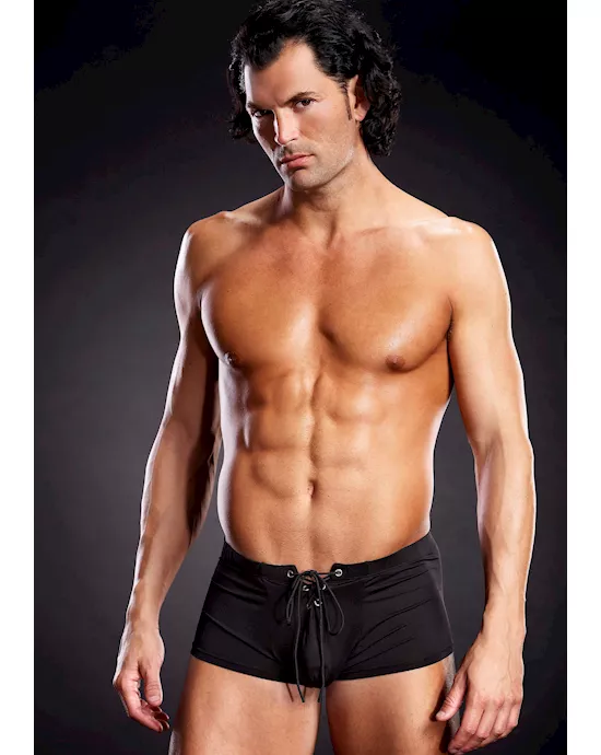 Performance Microfiber Lace-up Trunk