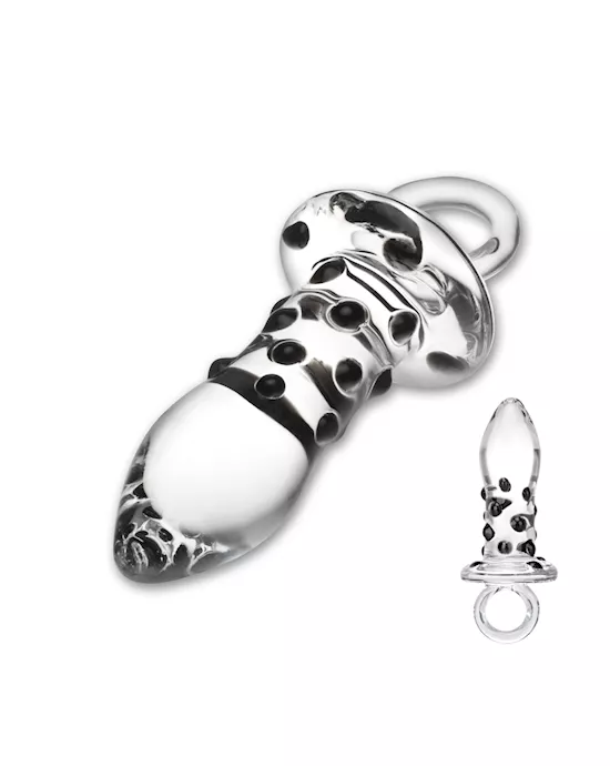Glas Pacifier Glass Butt Plug