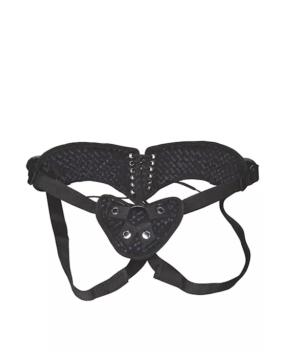 Diamond Velvet Strap-on Corset