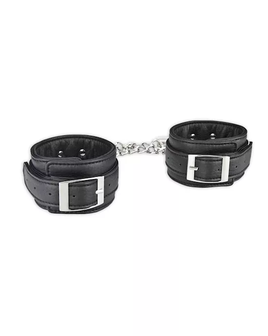 Unisex Leatherette Ankle Cuffs