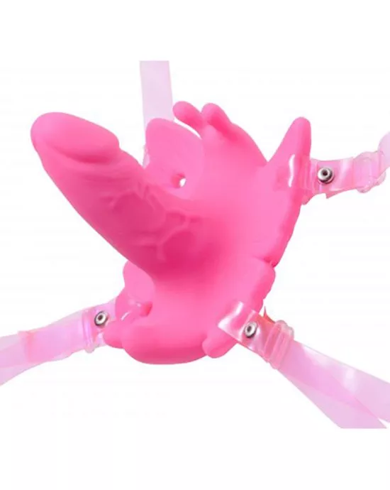 Monarch Remote 10 Mode Silicone Strap On Vibrator