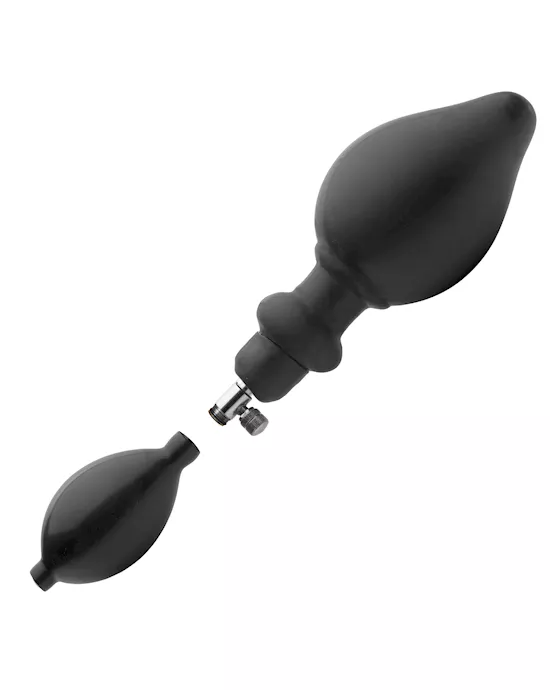 Inflatable Anal Plug and Removable Pump