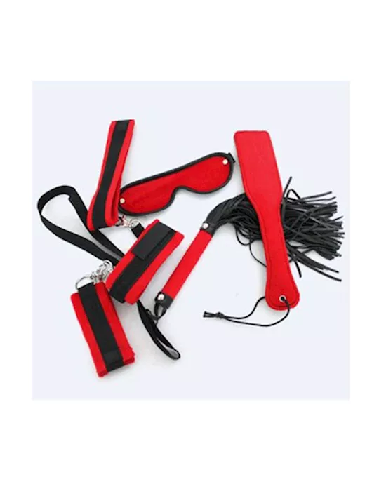 6 Piece S&m Bondage Kit