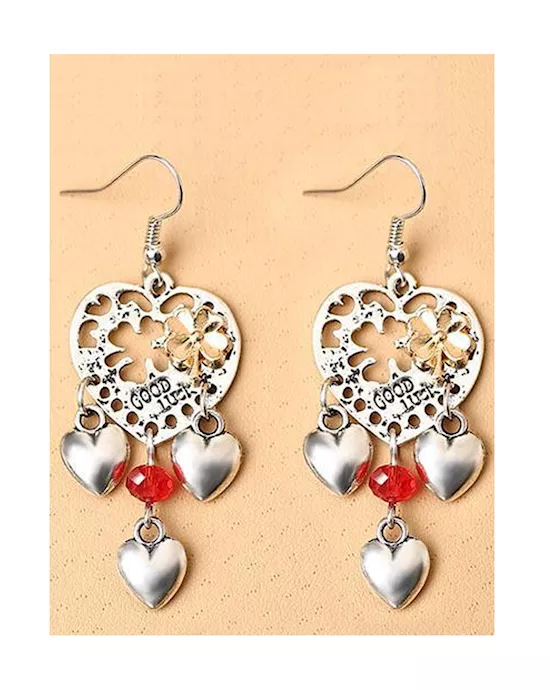 Good Luck Muti Sweethearts Hook Earrings