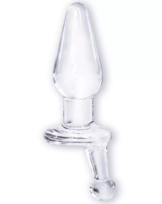 Buttmans Viewable Glass Butt Plug Bishop
