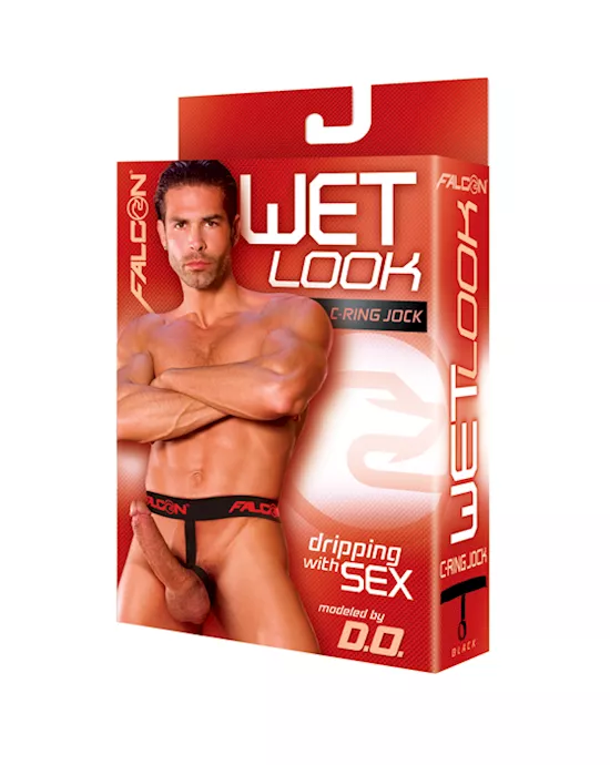 Wet Look C-Ring Jock Extra Large