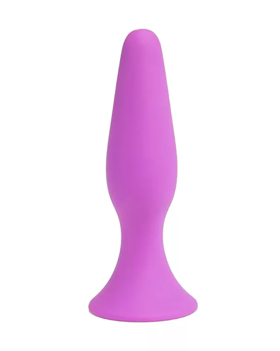 Purple Silicone Butt Plug