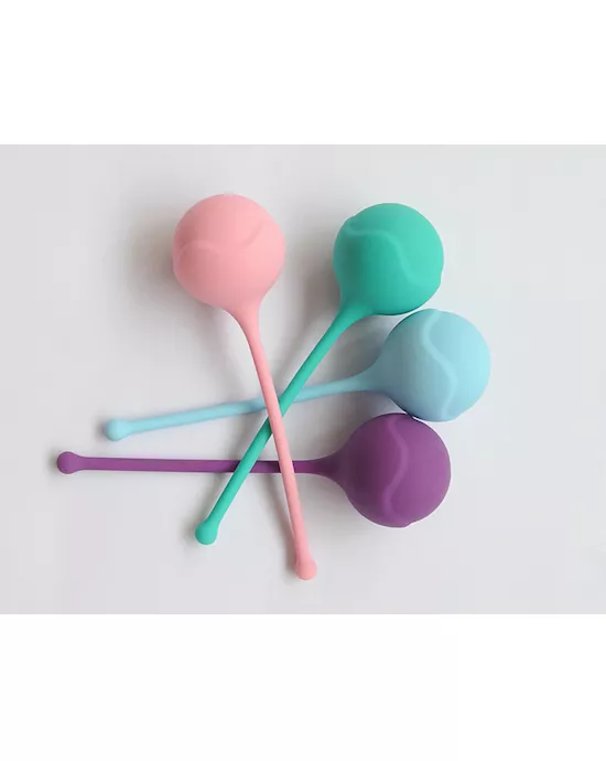 Purple Silicone Cherry Bomb Kegel Ball
