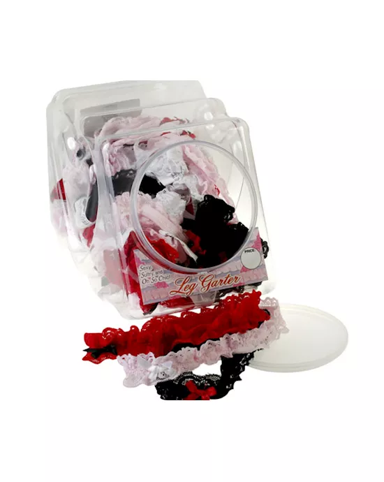 Lace Leg Garter Pink
