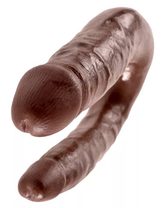 King Cock U-Shaped Small Double Trouble Brown