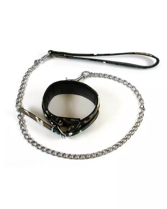 Kinky Collar & Leash Camo