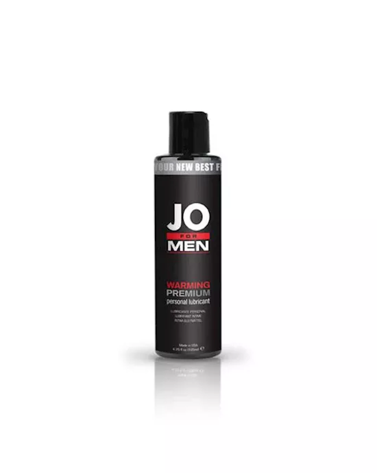 JO for Men Premium Lubricant Warming 425oz 126ml