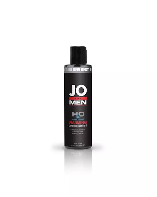 JO for Men H2O Lubricant Warming 425oz 126ml