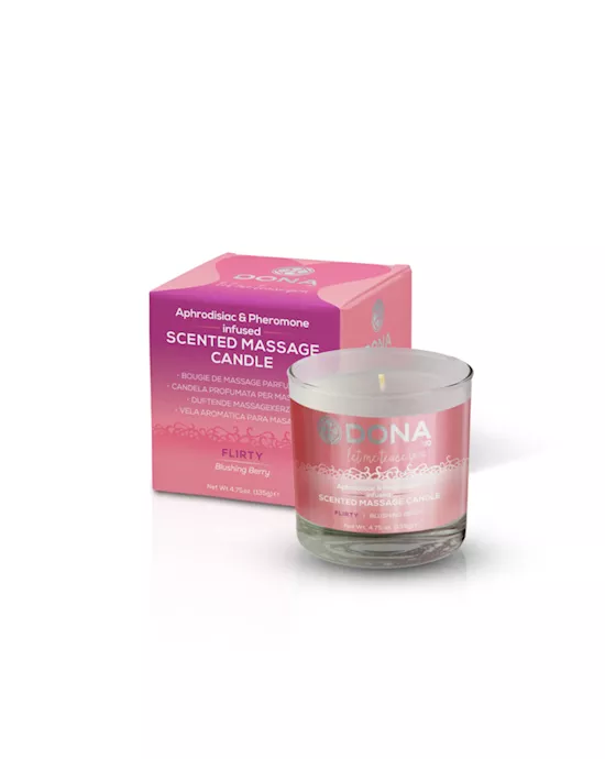 Dona Scented Massage Candle Blushing Berry 225 m