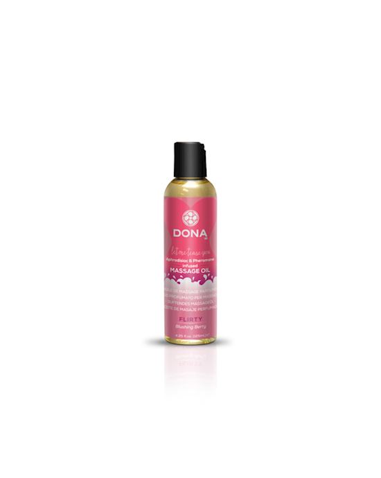 Dona Scented Massage Oil Blushing Berry 125 ml