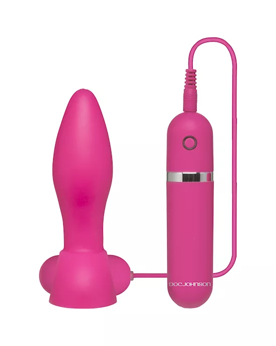 Platinum Premium Silicone The Touch Vibrating Plug