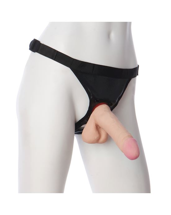 Vac-u-lock 6 Inch Ur3 Cock With Ultra Harness