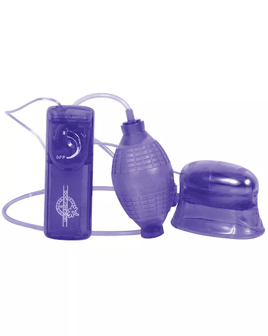 Pucker-Up Vibrating Clitoral & Vaginal Pump