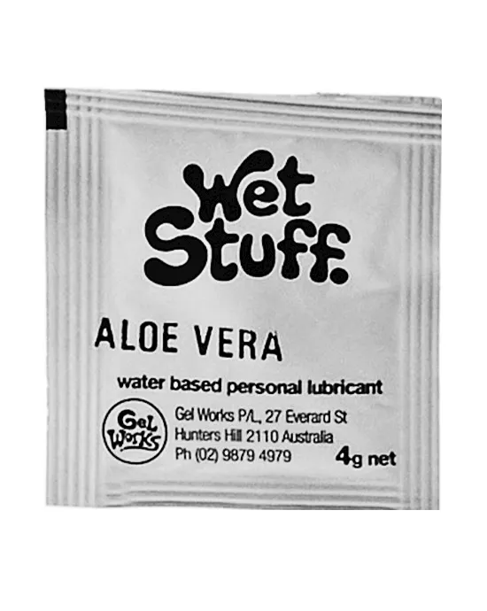 Wet Stuff Aloe Vera Lubricant 4ml