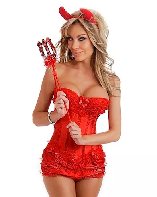 4 pc Sexy Devil Costume