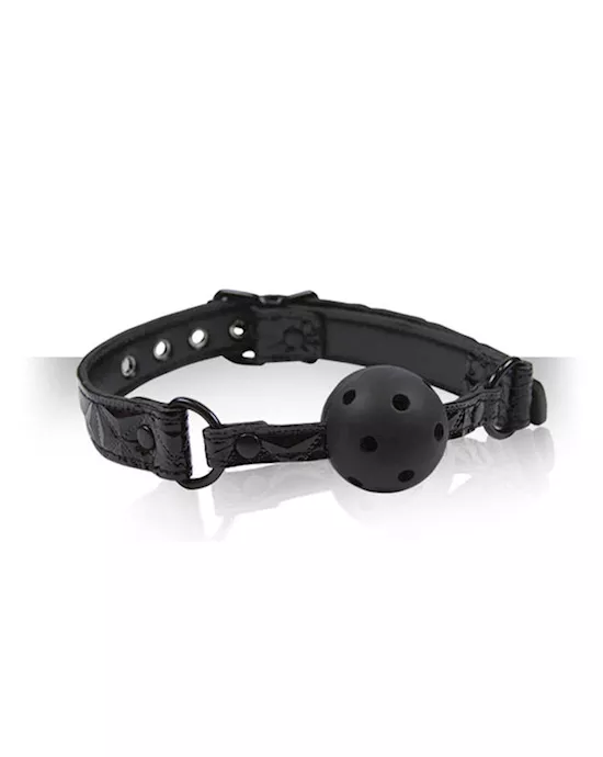Sinful Black Ball Gag