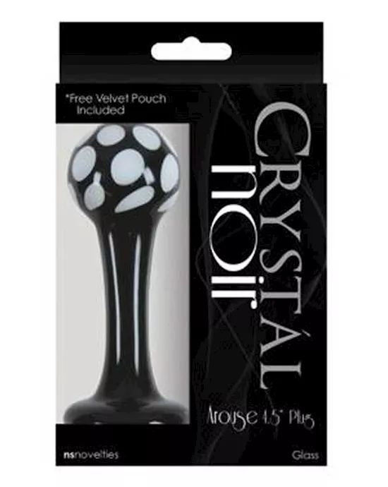 Crystal Noir Arouse Plug
